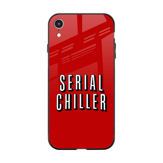 Serial Chiller back phone cover | glass case for iphone xr