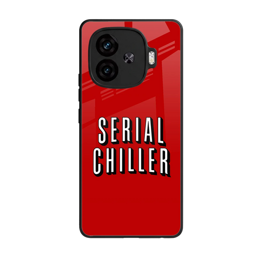 Serial Chiller back phone cover | glass case for iqoo neo 10r 5g