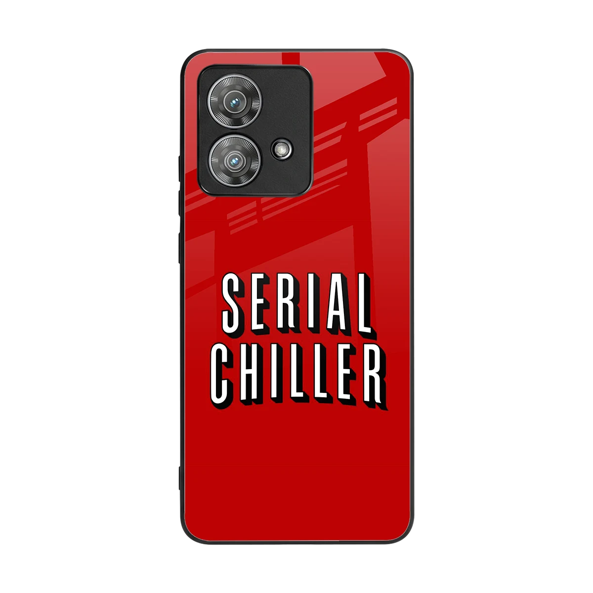 Serial Chiller back phone cover | glass case for motorola edge 40 neo 5g