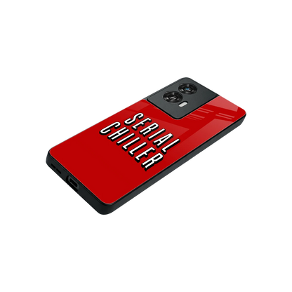 Serial Chiller stylish phone case for motorola edge 50 fusion | glossy glass and slim fit