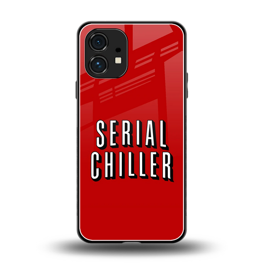 Serial Chiller back phone cover | glass case for nothing phone 1