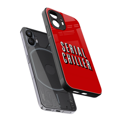 Serial Chiller sleek nothing phone 2 cover with tempered glass back and TPU edges