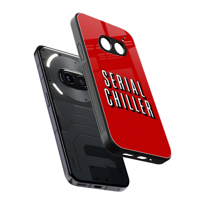 Serial Chiller sleek nothing phone 2a cover with tempered glass back and TPU edges