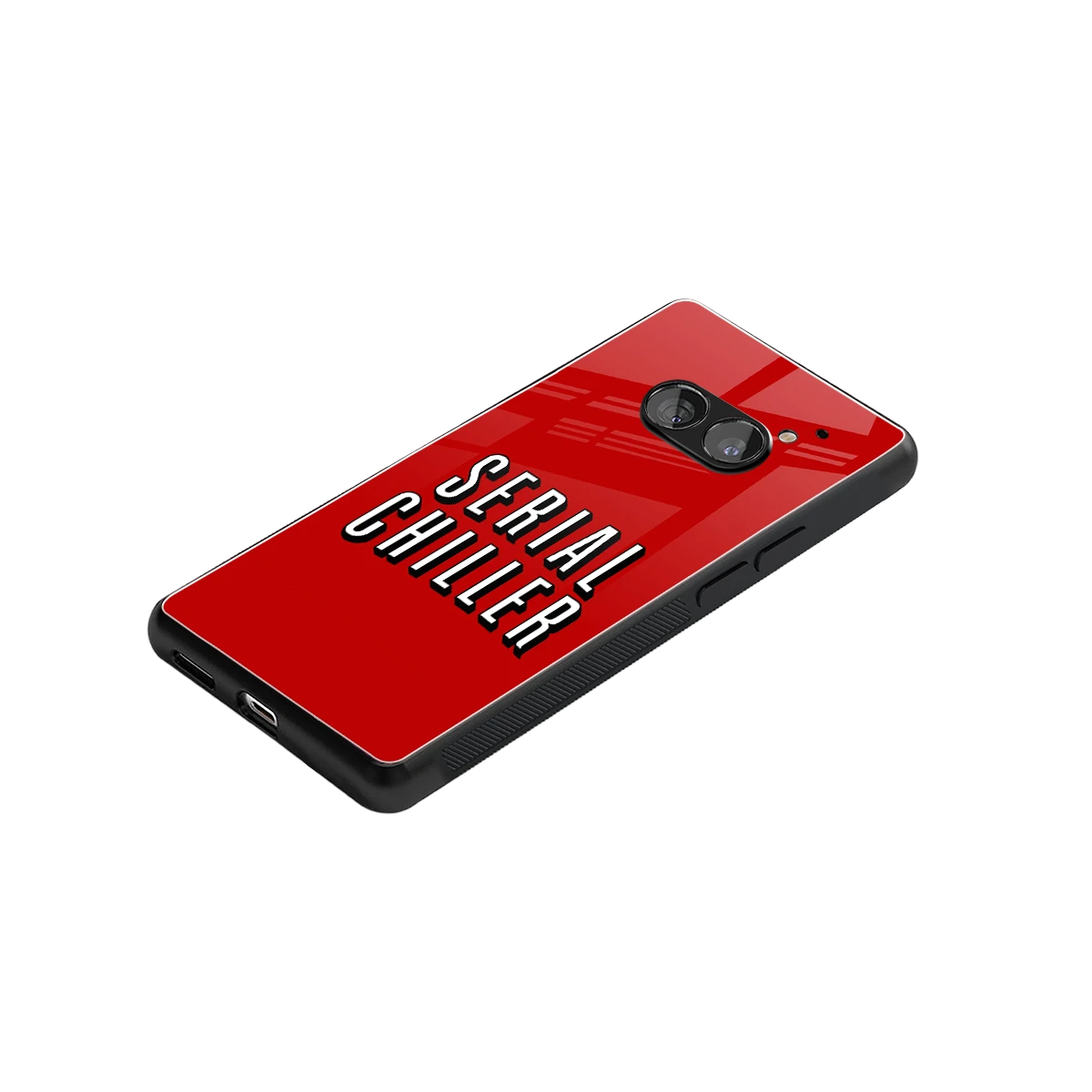 Serial Chiller stylish phone case for nothing phone 2a | glossy glass and slim fit