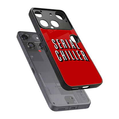Serial Chiller sleek nothing phone 3 cover with tempered glass back and TPU edges