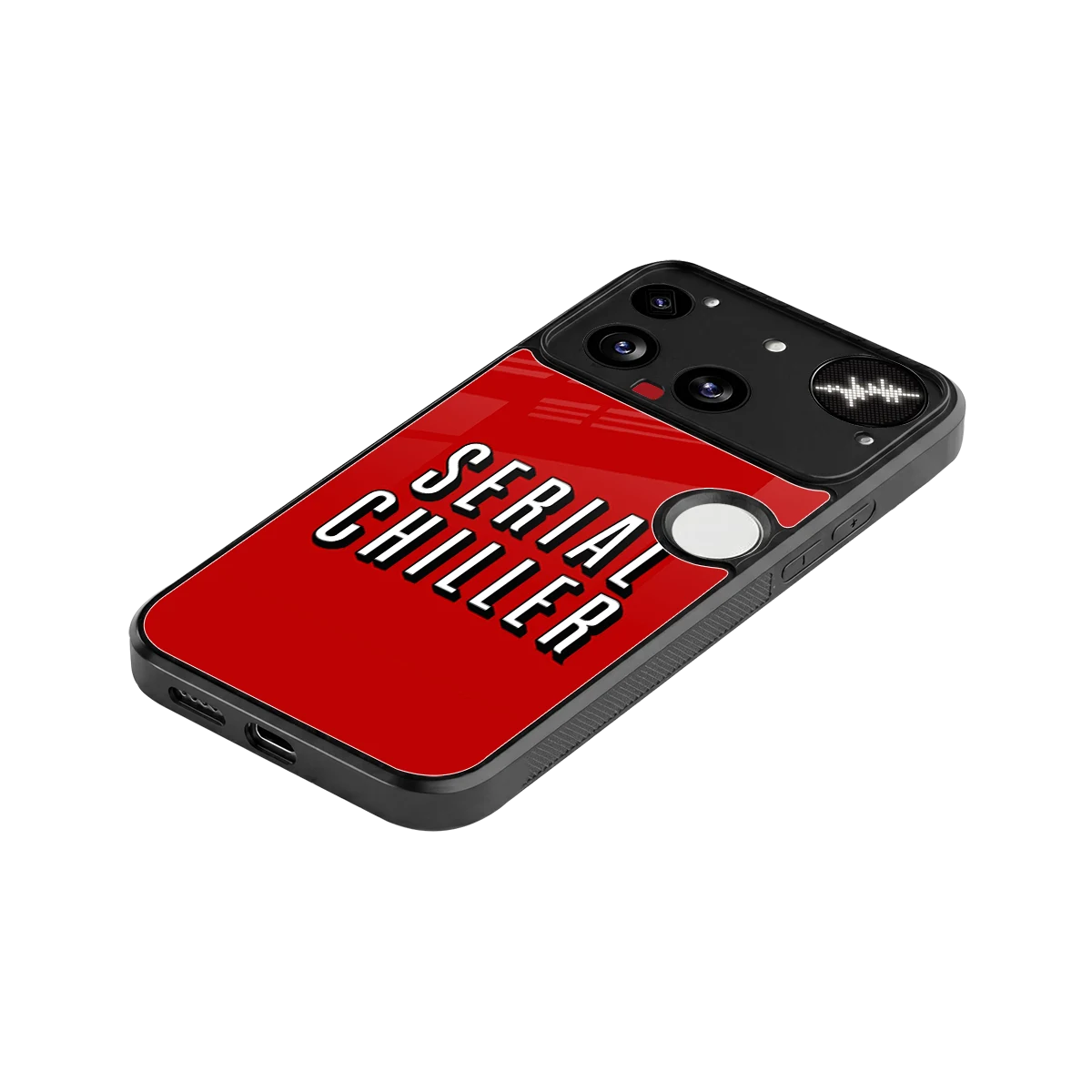 Serial Chiller stylish phone case for nothing phone 3 | glossy glass and slim fit