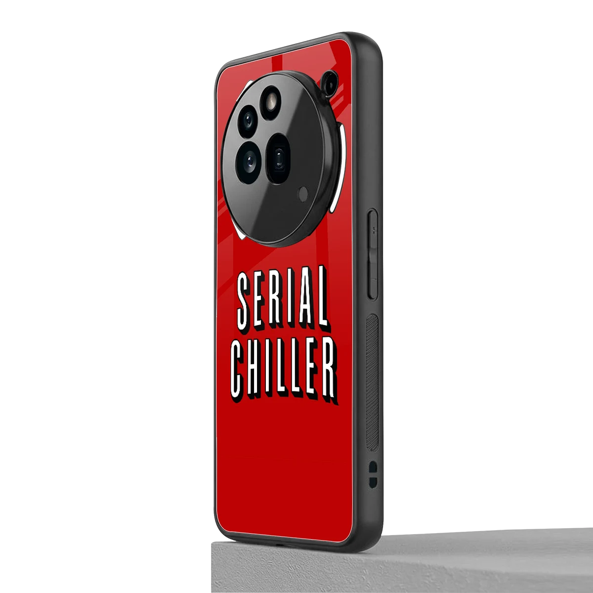 Serial Chiller nothing phone 3a pro mobile cover | shockproof glass phone case