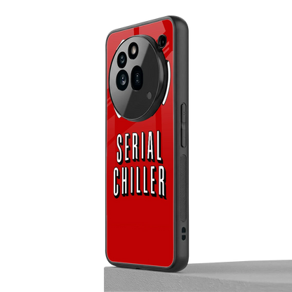 Serial Chiller nothing phone 3a pro mobile cover | shockproof glass phone case
