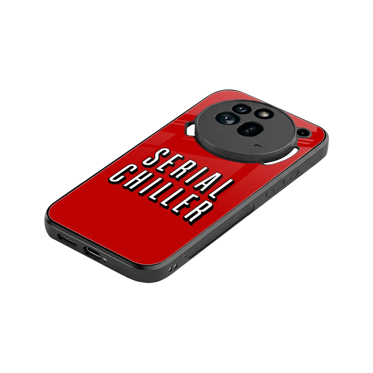 Serial Chiller stylish phone case for nothing phone 3a pro | glossy glass and slim fit