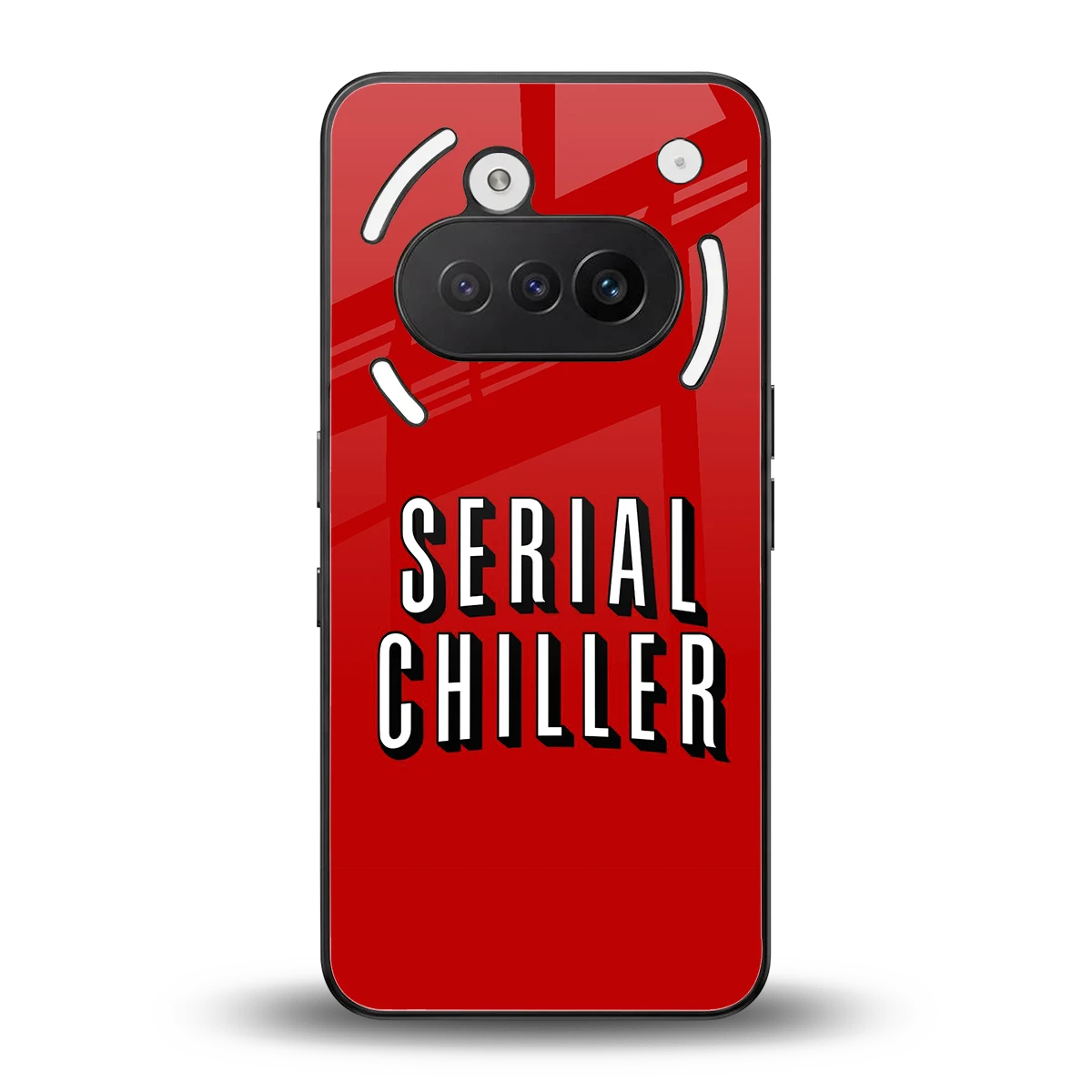 Serial Chiller back phone cover | glass case for nothing phone 3a