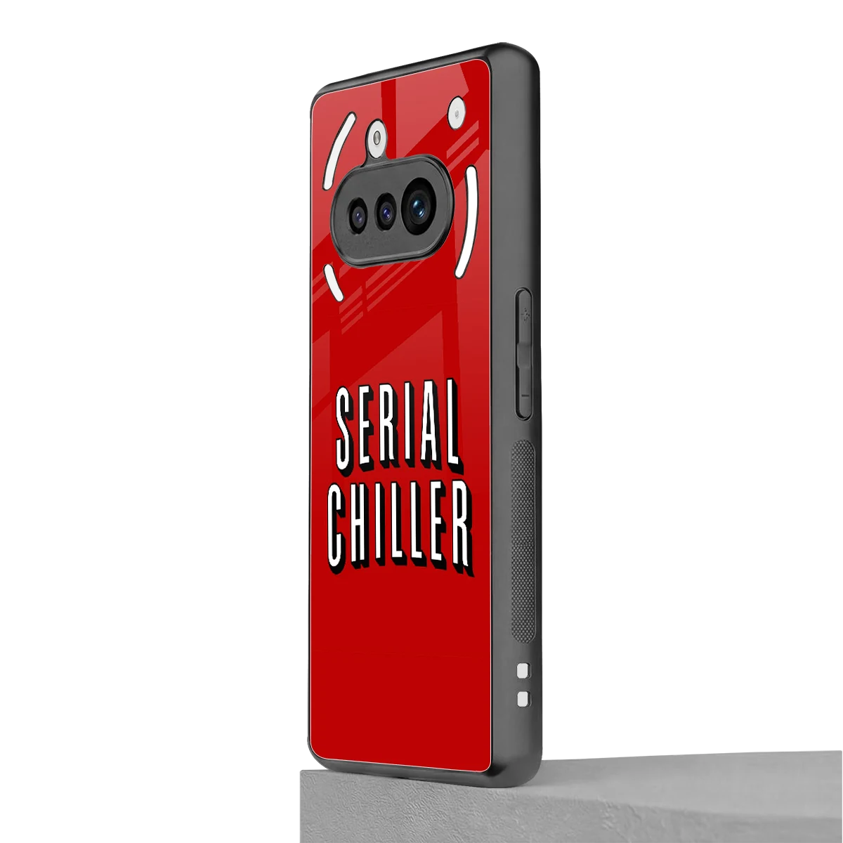 Serial Chiller nothing phone 3a mobile cover | shockproof glass phone case