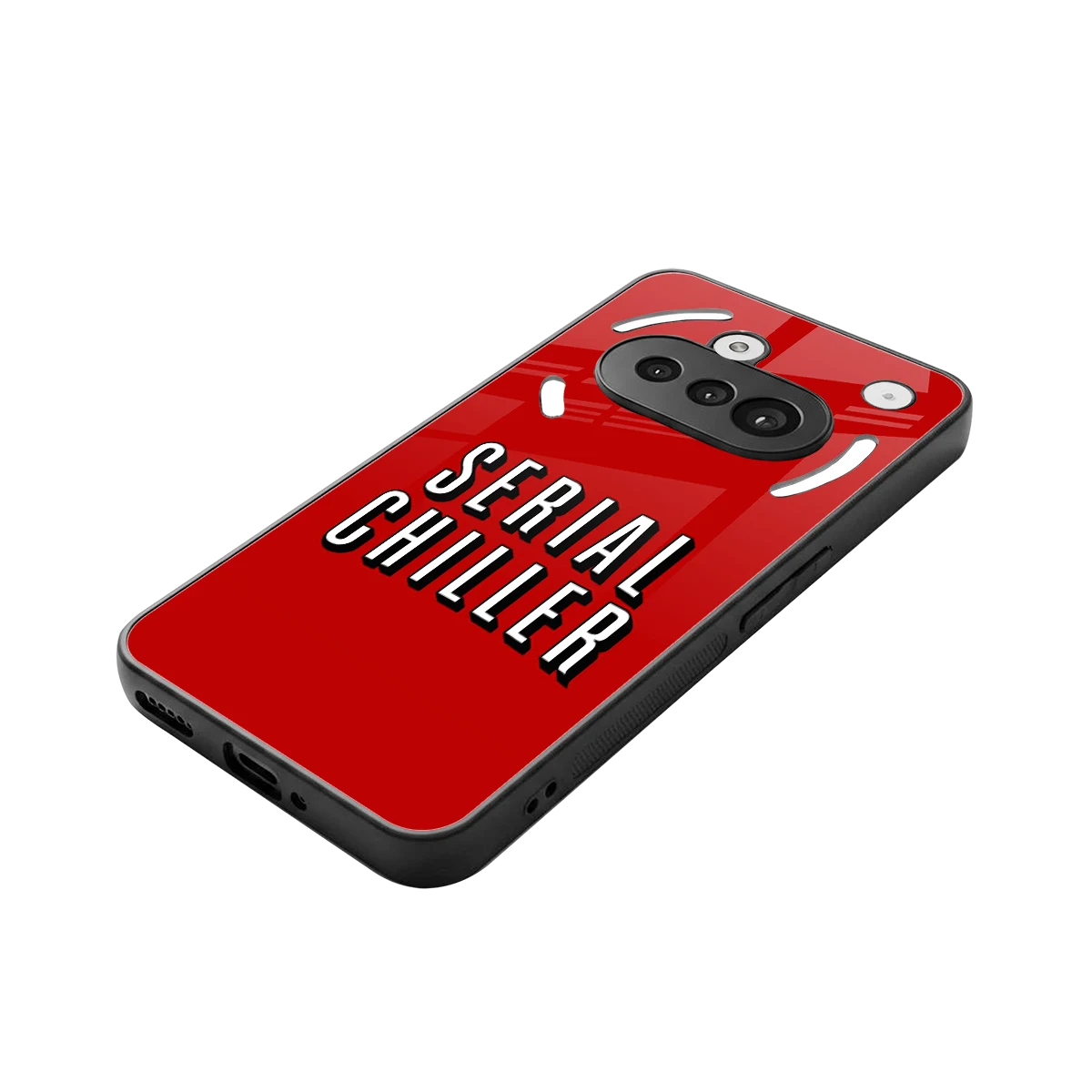 Serial Chiller stylish phone case for nothing phone 3a | glossy glass and slim fit