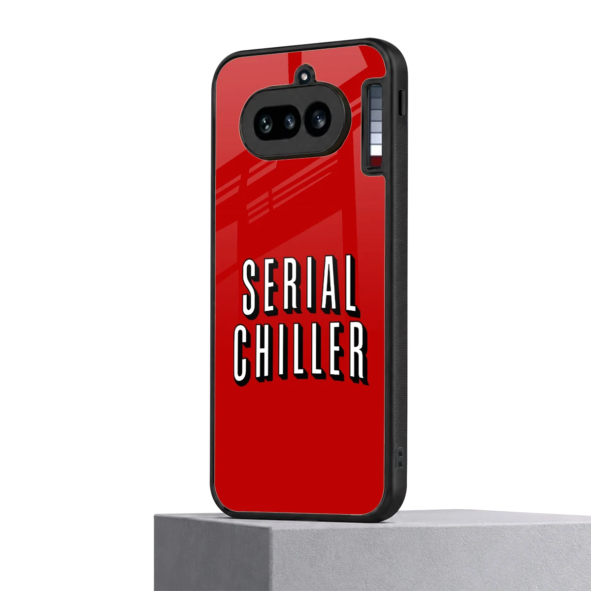 Serial Chiller nothing phone 4a mobile cover | shockproof glass phone case
