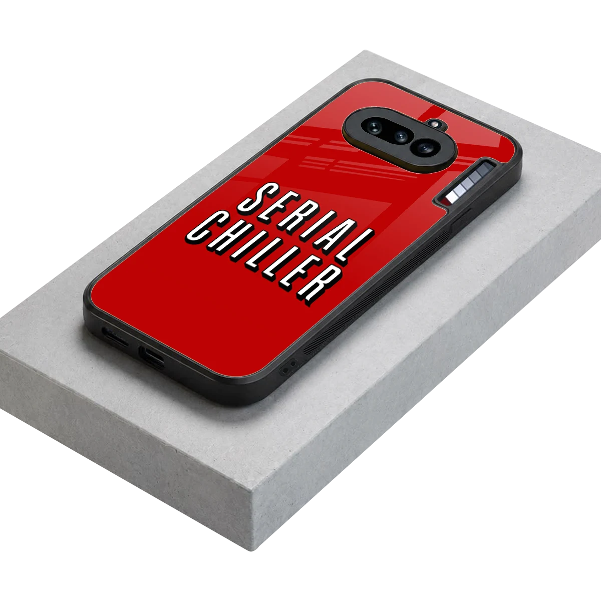 Serial Chiller stylish phone case for nothing phone 4a | glossy glass and slim fit