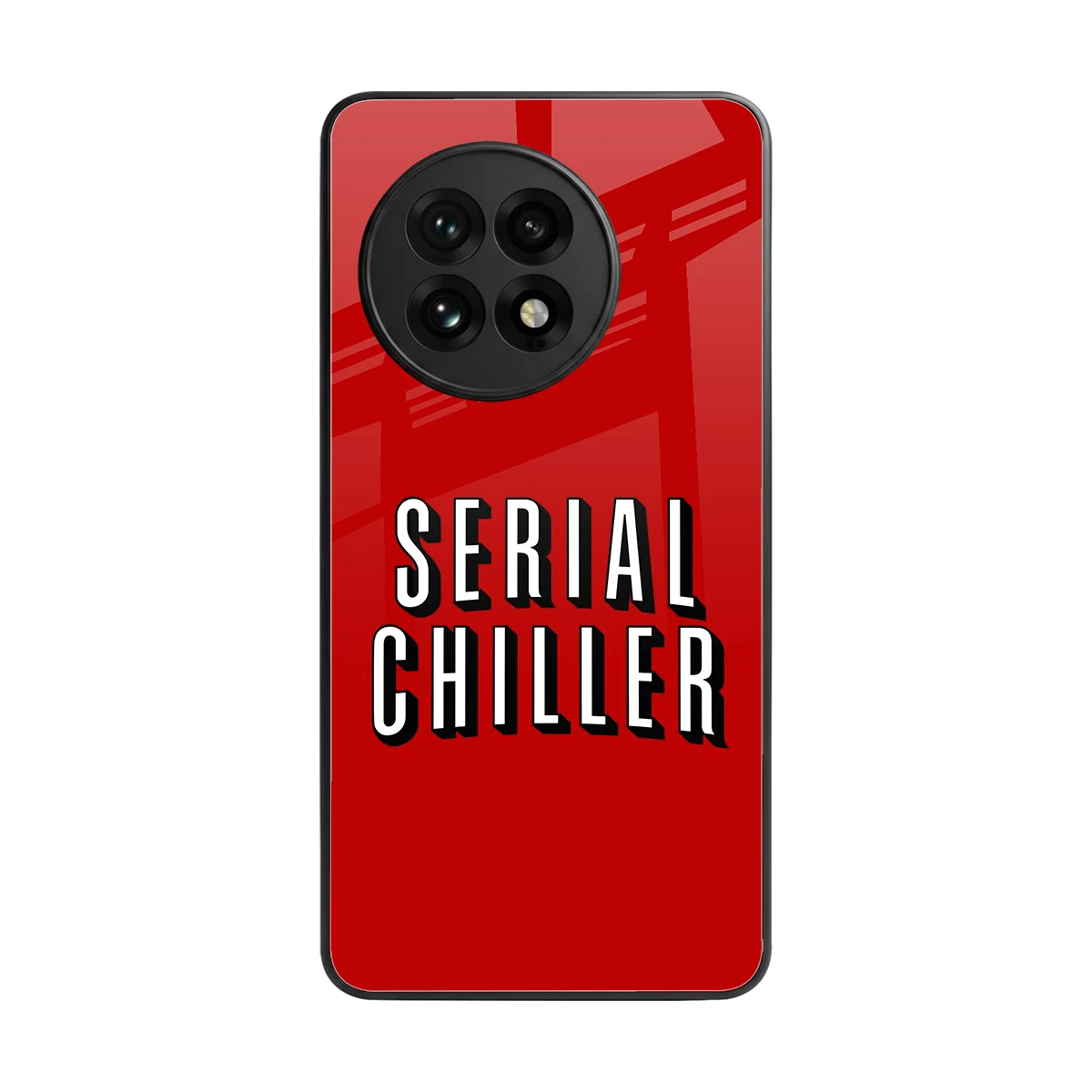 Serial Chiller back phone cover | glass case for oneplus 13r