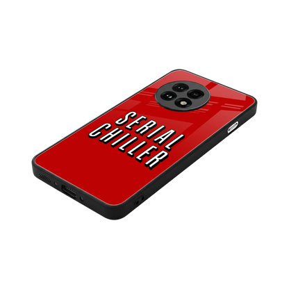 Serial Chiller stylish phone case for oneplus 13r | glossy glass and slim fit