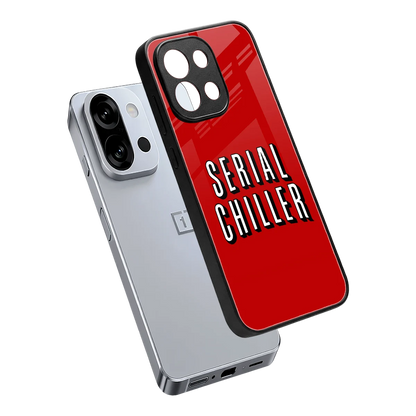 Serial Chiller sleek oneplus 13s cover with tempered glass back and TPU edges