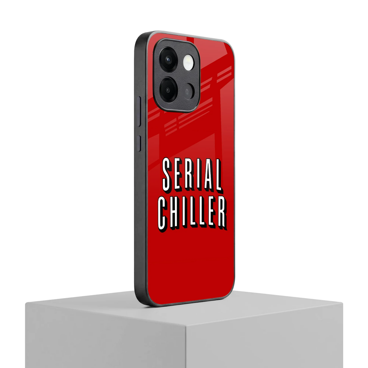 Serial Chiller oneplus 13s mobile cover | shockproof glass phone case
