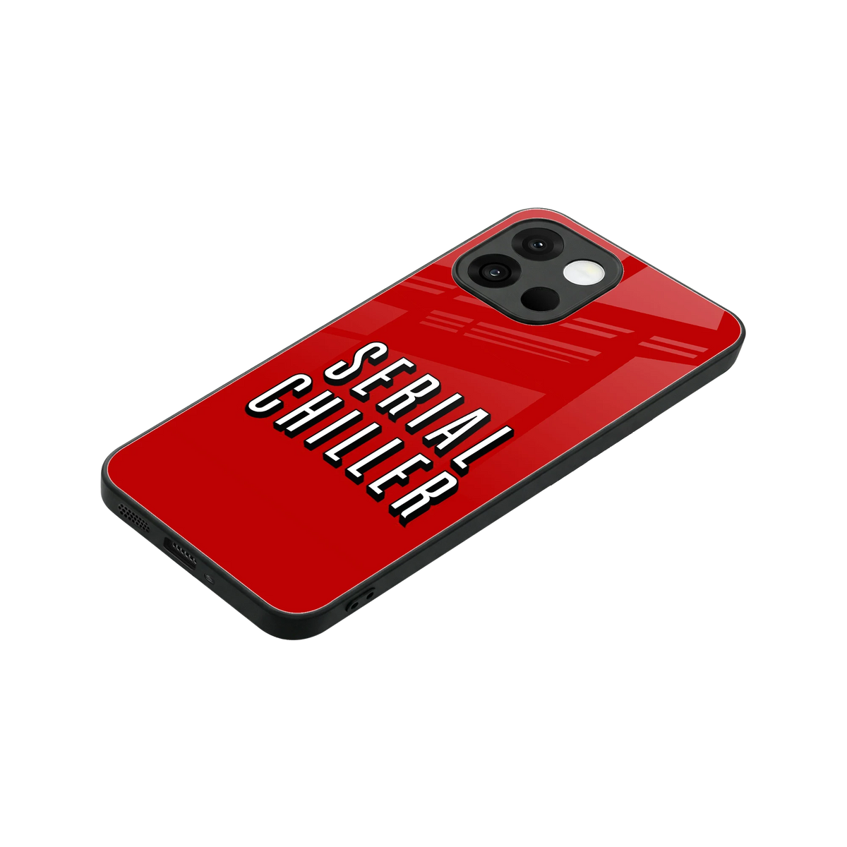 Serial Chiller stylish phone case for oneplus 13s | glossy glass and slim fit