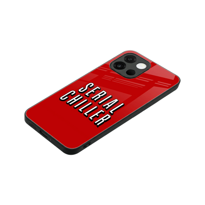 Serial Chiller stylish phone case for oneplus 13s | glossy glass and slim fit