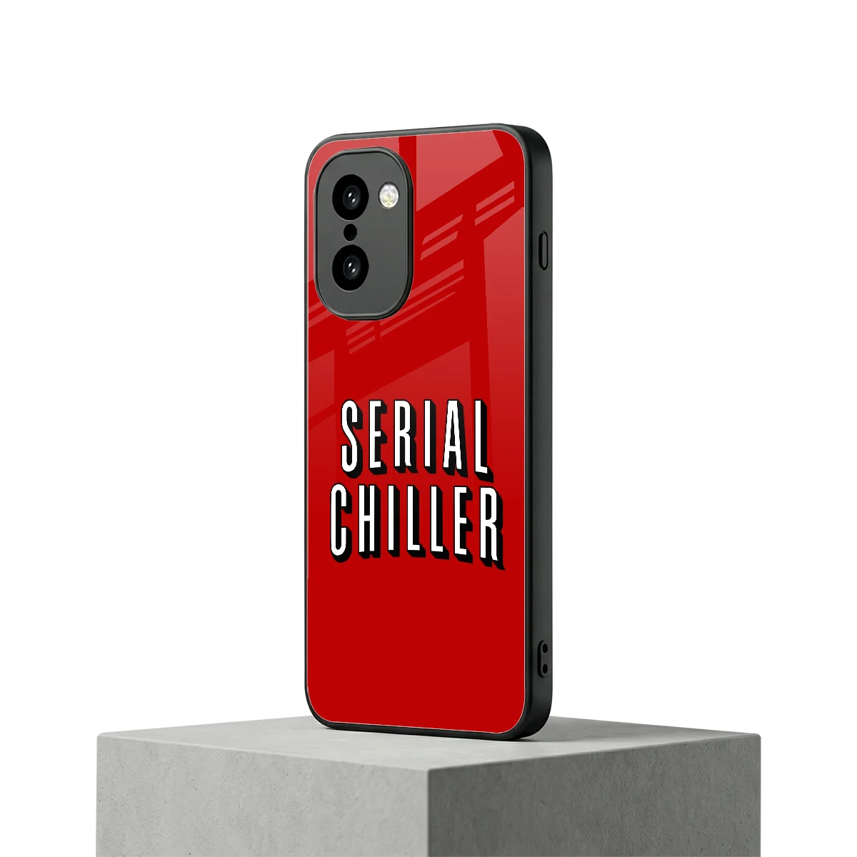 Serial Chiller oneplus 15r mobile cover | shockproof glass phone case