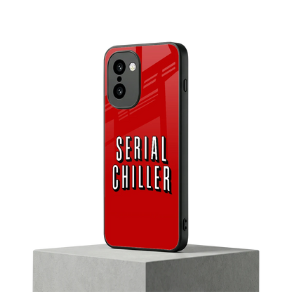 Serial Chiller oneplus 15r mobile cover | shockproof glass phone case