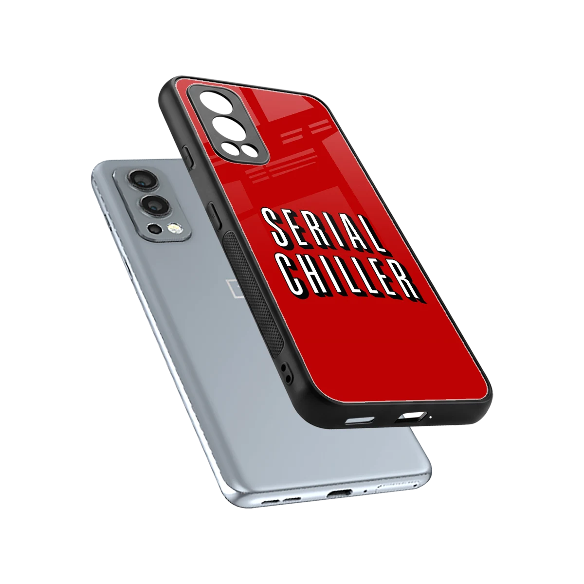 Serial Chiller sleek oneplus nord 2 cover with tempered glass back and TPU edges