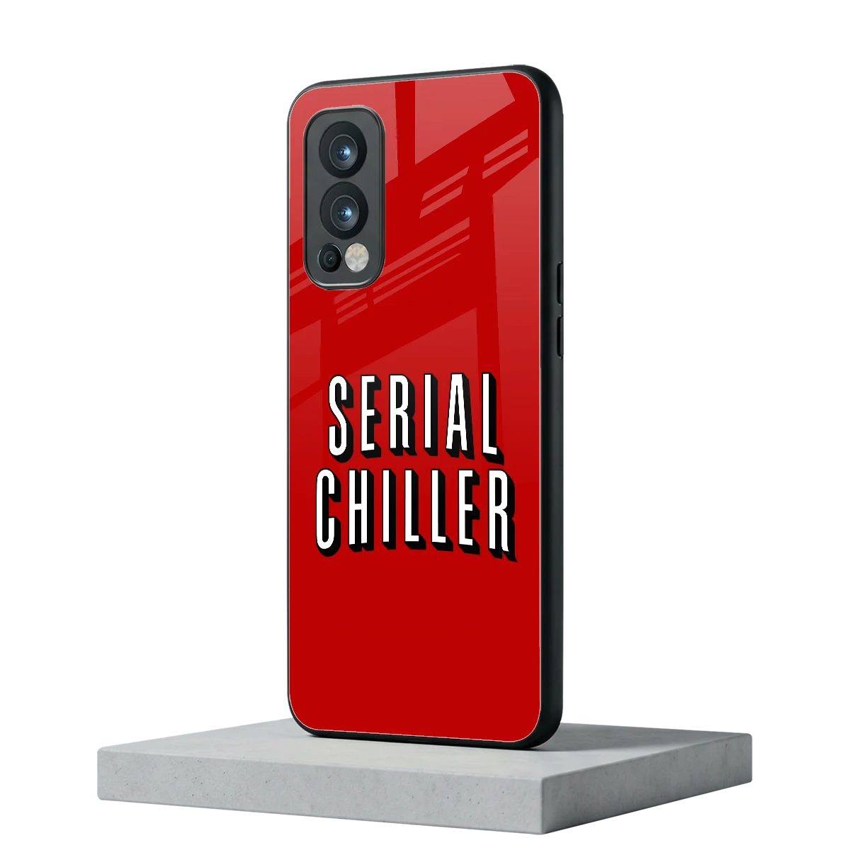 Serial Chiller oneplus nord 2 mobile cover | shockproof glass phone case