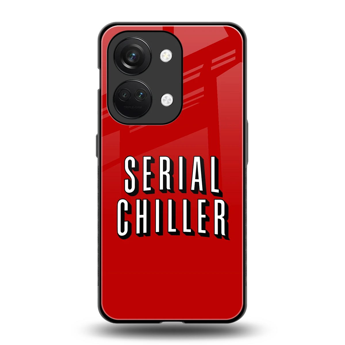 Serial Chiller back phone cover | glass case for oneplus nord 3