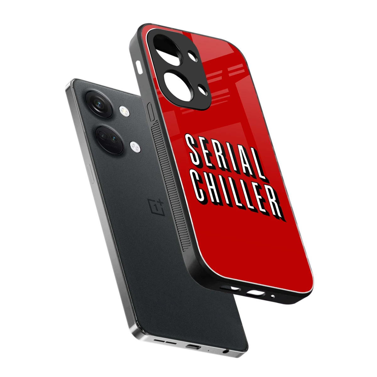 Serial Chiller sleek oneplus nord 3 cover with tempered glass back and TPU edges