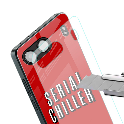 Serial Chiller stylish phone case for oneplus nord 4 | glossy glass and slim fit