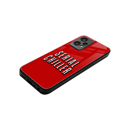 Serial Chiller stylish phone case for oneplus nord ce 2 lite | glossy glass and slim fit