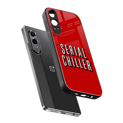 Serial Chiller sleek oneplus nord ce 4 lite cover with tempered glass back and TPU edges