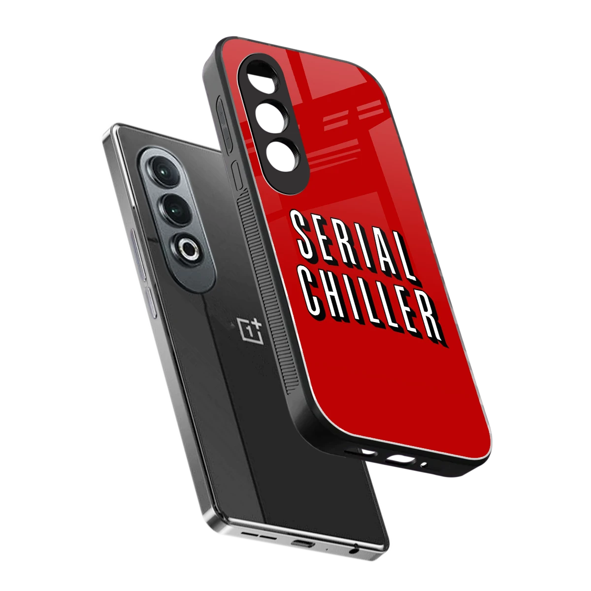 Serial Chiller sleek oneplus nord ce 4 cover with tempered glass back and TPU edges