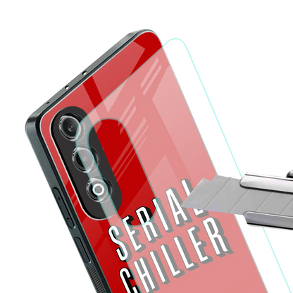 Serial Chiller stylish phone case for oneplus nord ce 4 | glossy glass and slim fit