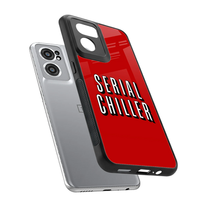 Serial Chiller sleek oneplus nord ce 2 cover with tempered glass back and TPU edges