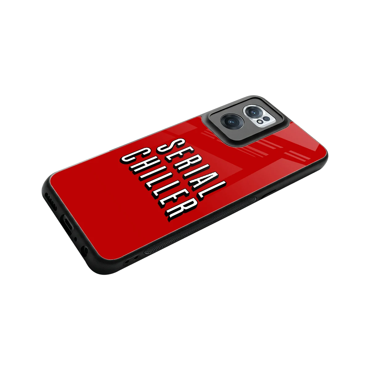 Serial Chiller stylish phone case for oneplus nord ce 2 | glossy glass and slim fit