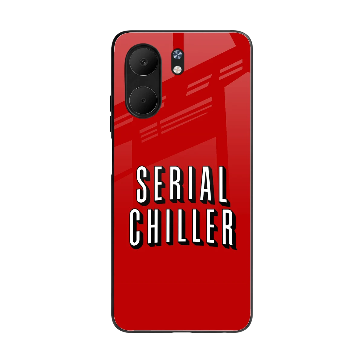 Serial Chiller back phone cover | glass case for oppo a5x 5g