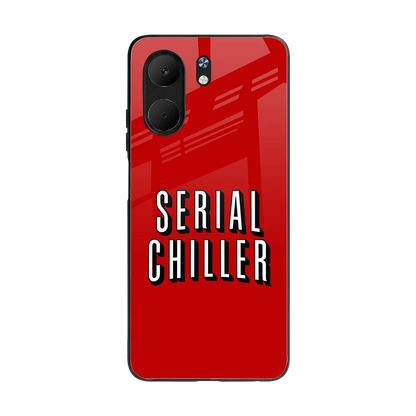Serial Chiller back phone cover | glass case for oppo a5x 5g