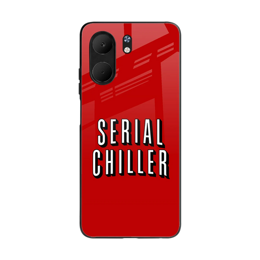 Serial Chiller back phone cover | glass case for oppo a5x 5g