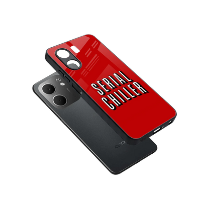 Serial Chiller sleek oppo a5x 5g cover with tempered glass back and TPU edges
