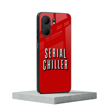 Serial Chiller oppo a5x 5g mobile cover | shockproof glass phone case