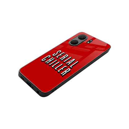 Serial Chiller stylish phone case for oppo a5x 5g | glossy glass and slim fit