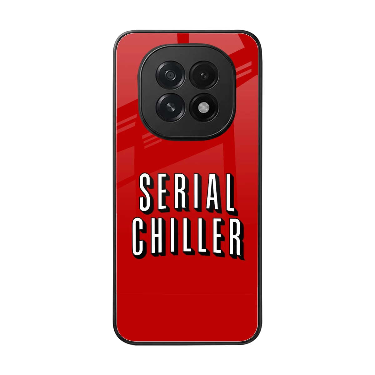 Serial Chiller back phone cover | glass case for oppo f29 5g