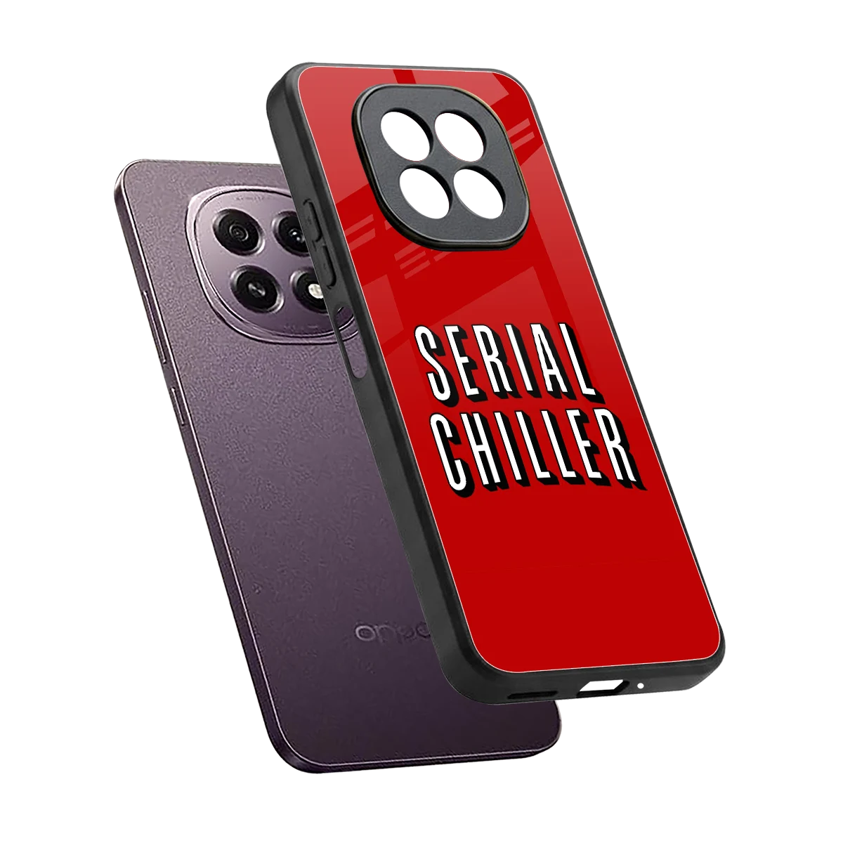 Serial Chiller sleek oppo f29 5g cover with tempered glass back and TPU edges
