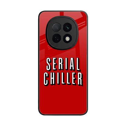 Serial Chiller back phone cover | glass case for oppo f29 pro 5g
