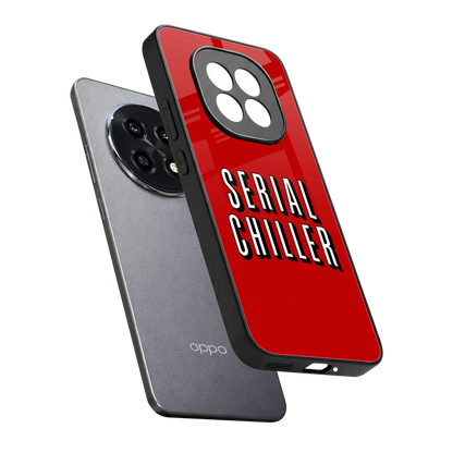 Serial Chiller sleek oppo f29 pro 5g cover with tempered glass back and TPU edges