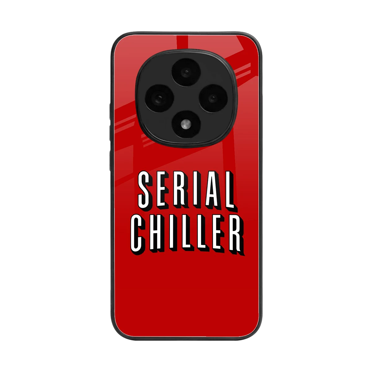 Serial Chiller back phone cover | glass case for oppo f31 pro 5g