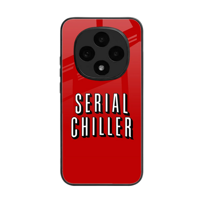 Serial Chiller back phone cover | glass case for oppo f31 pro 5g