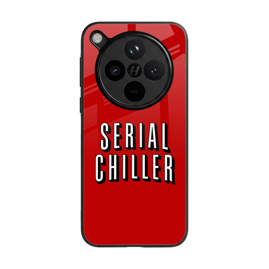 Serial Chiller back phone cover | glass case for oppo find x8